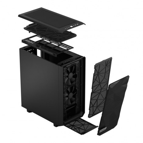 Fractal Design | Meshify 2 Compact | Black | Power supply included | ATX - 10